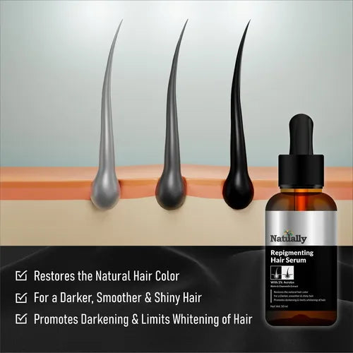 Natually Repigmenting Hair Serum
