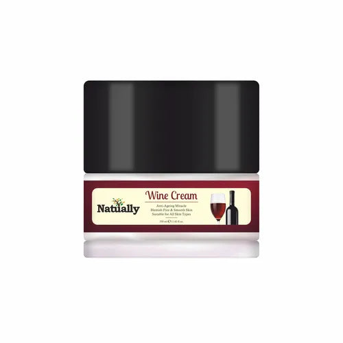 Natually Wine Cream - Blemish Free & Smooth skin & 350gms