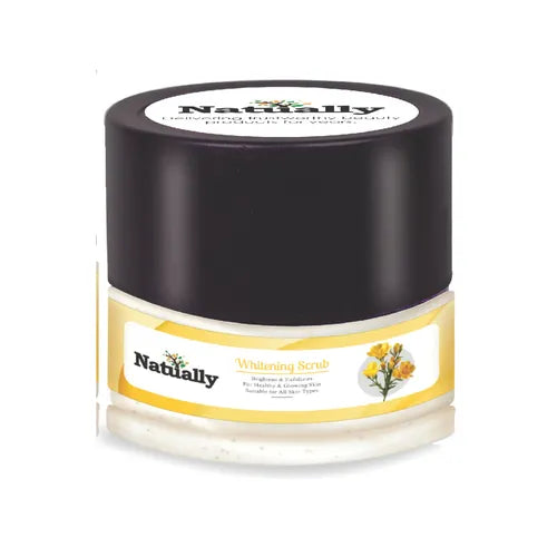 Natually Whitening Scrub - Brightens & Exfoliates For Healthy And Glowing Skin - 180g