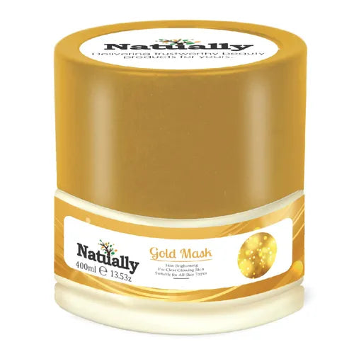 Natually Gold Mask Skin Brightening For Clear Glowing Skin - 350g
