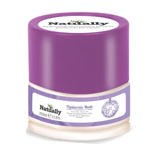 Natually Hyaluronic Mask Boosts Skin Hydration Deeply Nourished & Plump Skin - 350g