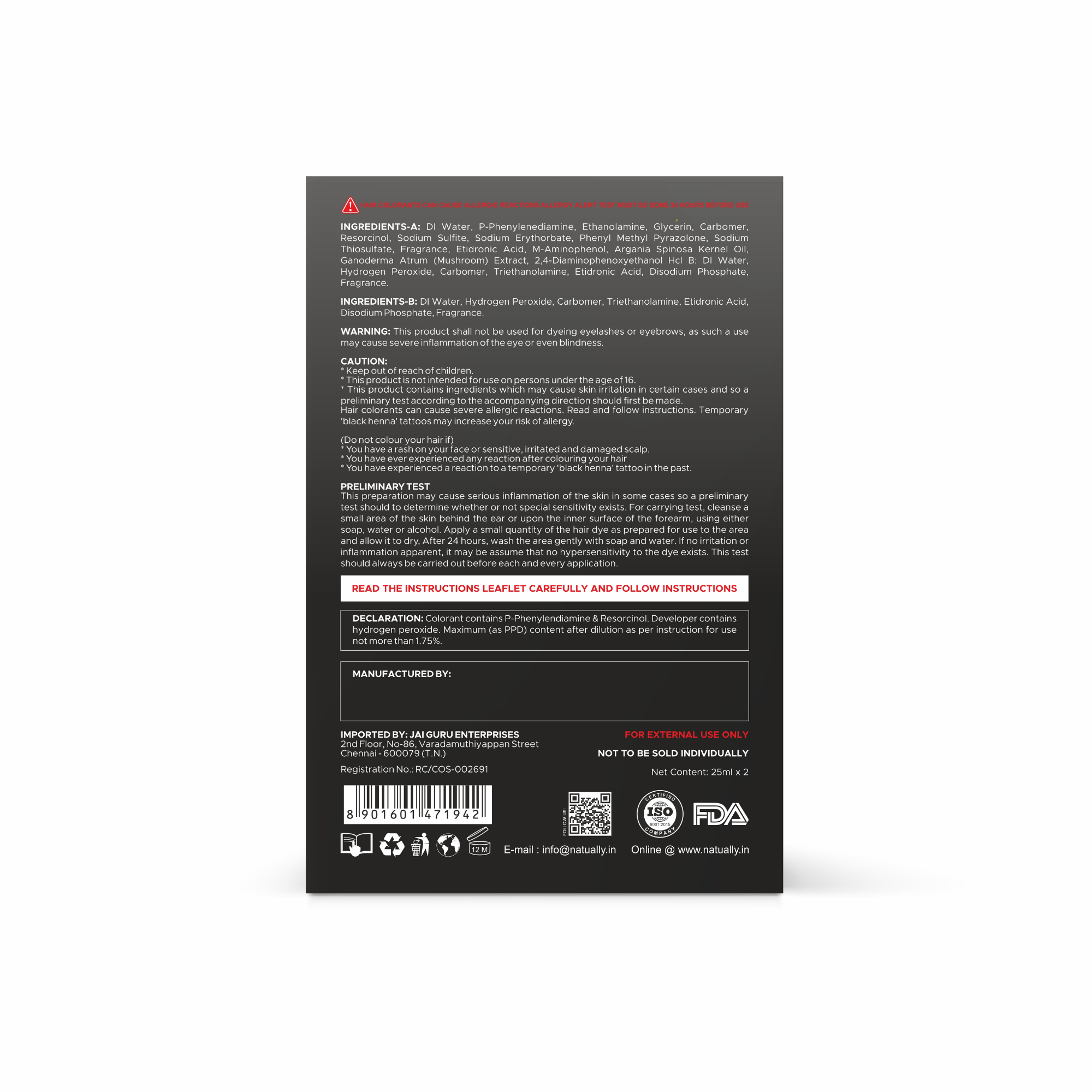 Natually Mustache and Beard Color – Gentle and Long-Lasting