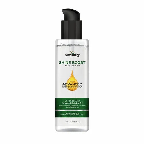 Natually Shine Boost Hair Serum - Enhance Shine, Moisturize, Anti Frizz - 100ml