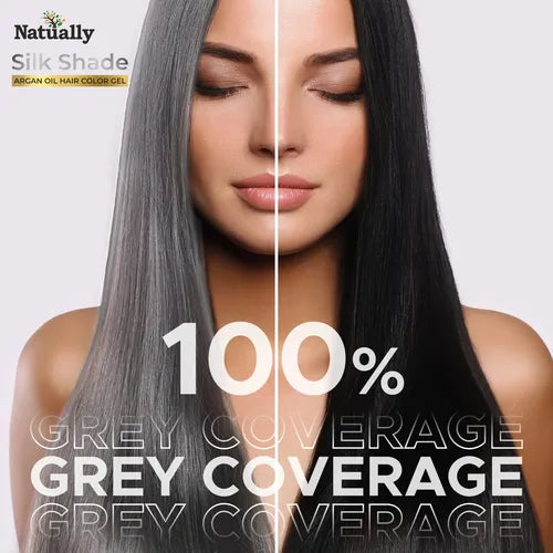Natually Silk Shade - Argan Oil Hair Color Gel, Ammonia Free - 500ml x 2